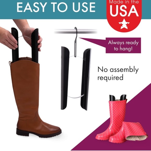 Shoes - Bright Pink Boot Hangers